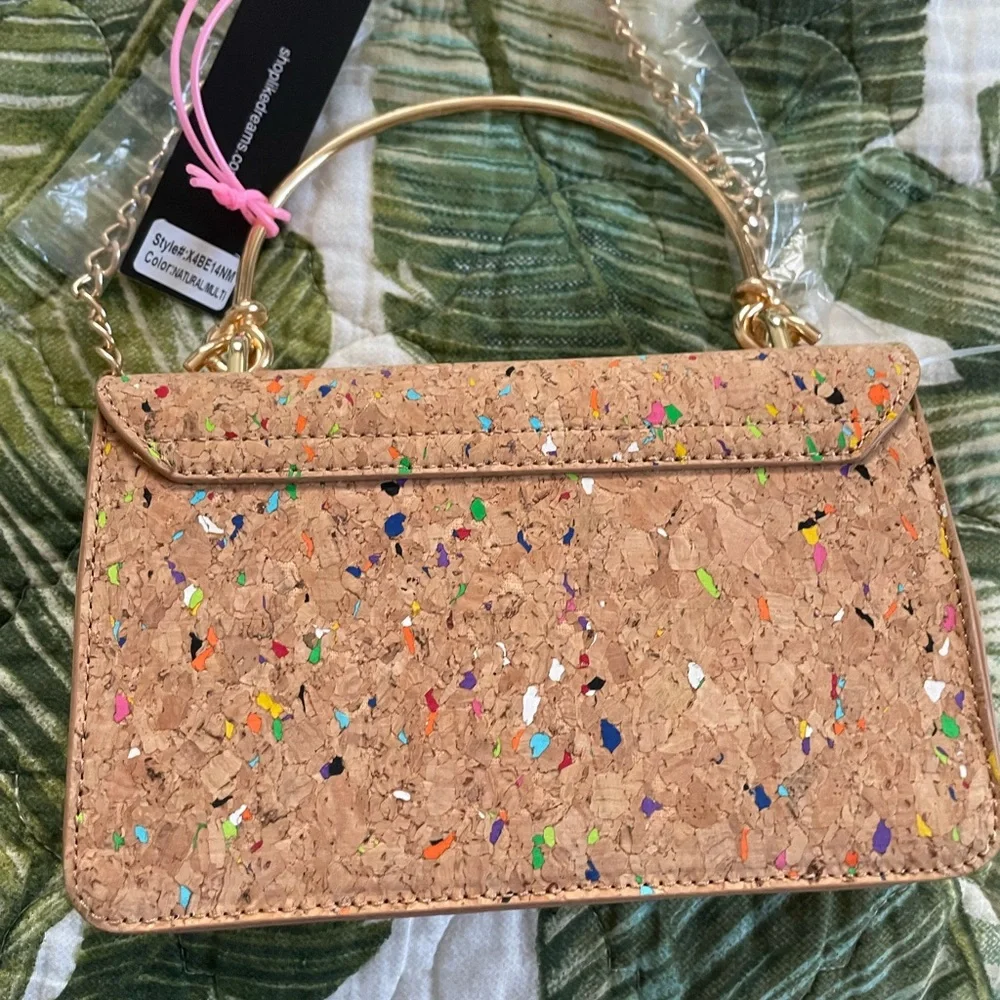 Multicolor Cork Handbag - Picture 2 of 4